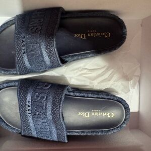 Dior Navy Blue Sandals